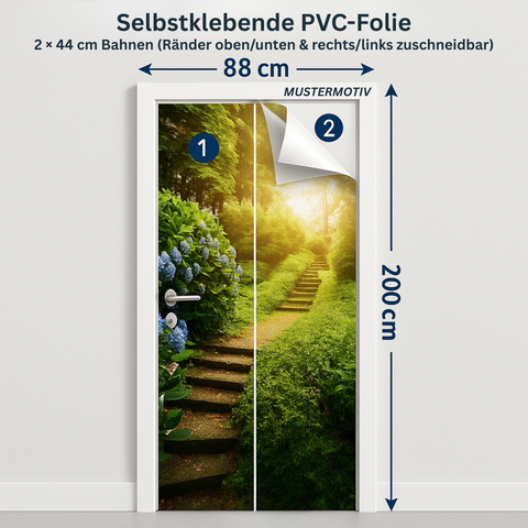 Abmessung der Tür Tapete