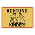 Achtung Kinder Blechschild