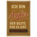 Angler Spruch Blechschild