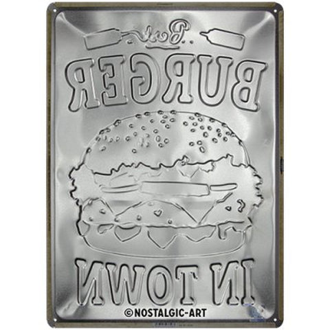 Best Burger in Town Blechschild
