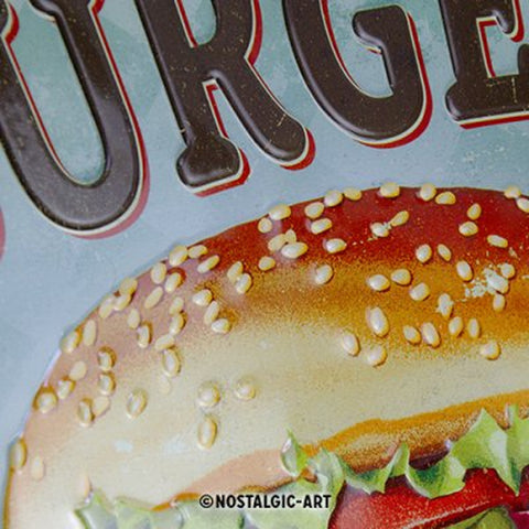 Best Burger in Town Blechschild