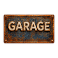 Blechschild 15x30cm – Garage Retro Türschild Werkstatt Garage Deko