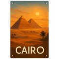 Blechschild Cairo