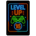 Blechschild Level UP 16