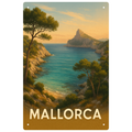 Blechschild Mallorca