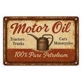 Blechschild Motor Oil