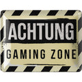 Blechschild Gaming Zone