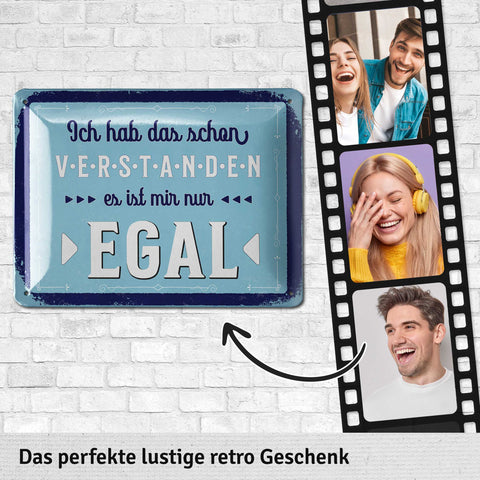Blechschild Ich hab das schon verstanden