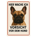 Blechschild Dogge