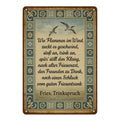 Friesen Trinkspruch Blechschild - 20x30cm