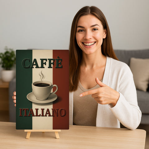 Caffee Italiano Blechschild