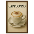 Cappuccino Blechschild