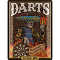 Blechschild Darts Mexikanisch