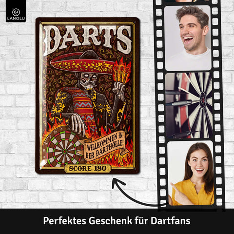 Blechschild Mexikanischer Darts