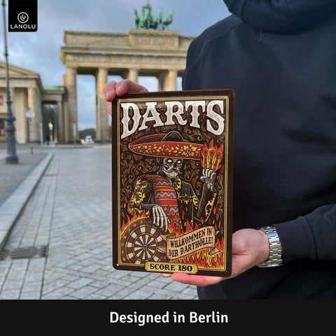 Blechschild Mexikanischer Darts