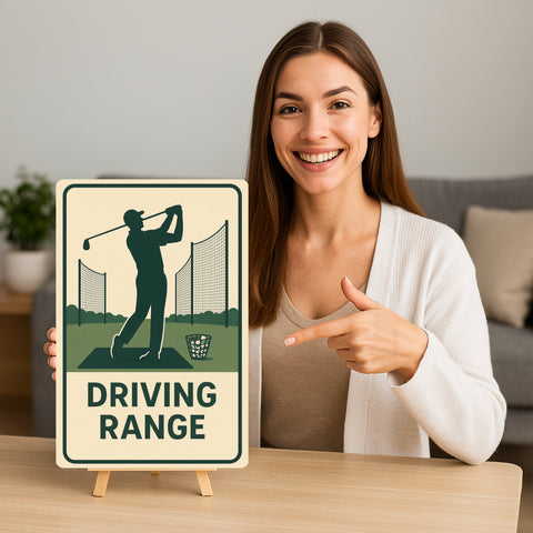 Driving Range Blechschild