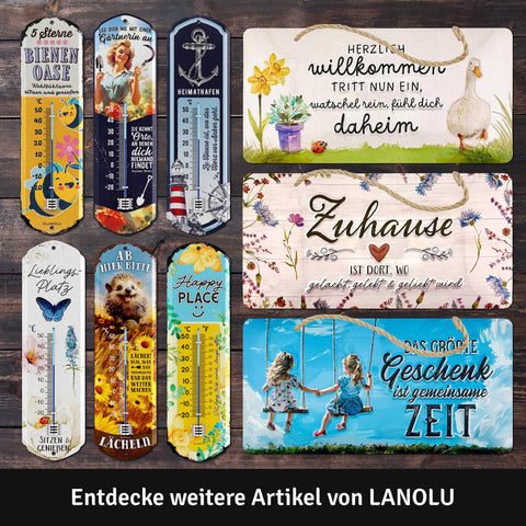 Blechschild Yoga Gartenarbeit