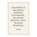Gesundheit ist das größte Geschenk Blechschild