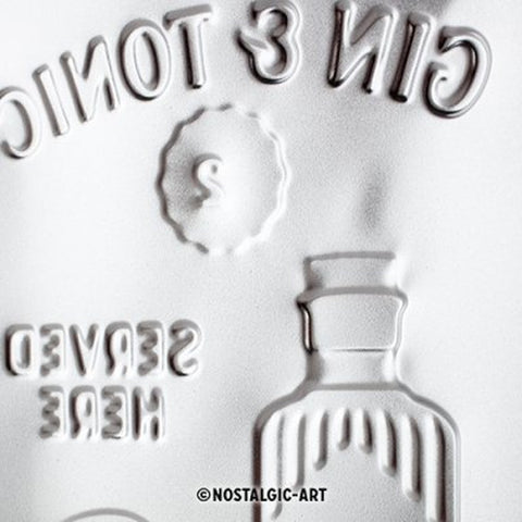 Gin Tonic Blechschild