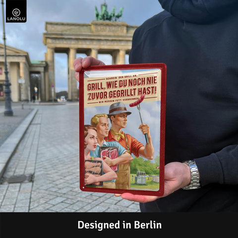 Blechschild Grill wie du noch nicht gegrillt hast