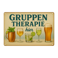 Gruppen Therapie Bar Blechschild