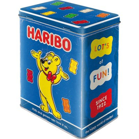 HARIBO - Enjoy the Taste blue Vorratsdose