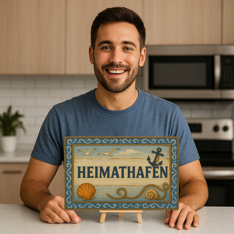 Heimathafen Blechschild