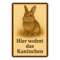 Hier wohnt das Kaninchen