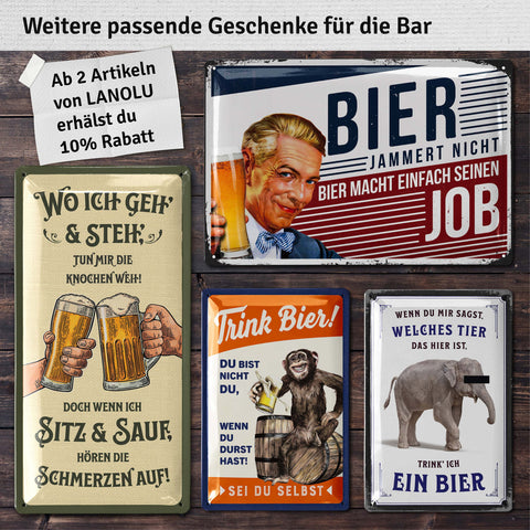 Blechschild Ice Cold Beer