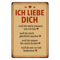 Ich liebe dich Blechschild