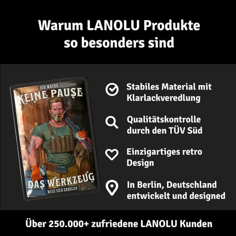 Blechschild Ich mache keine Pause