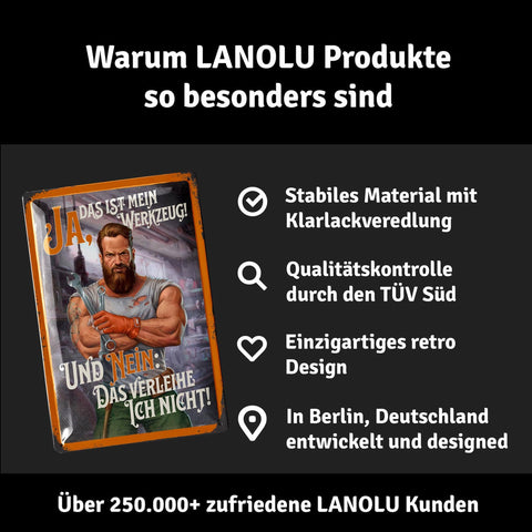 Blechschild Das ist mein Werkzeug