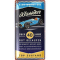 Blechschild Klassiker 40 Jahre - 17x34cm
