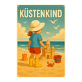 Blechschild Küstenkind