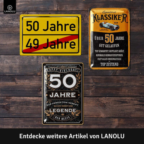 Blechschild Original 50 Jahre