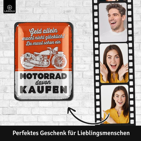 Blechschild Motorrad kaufen