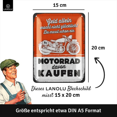 Blechschild Motorrad kaufen