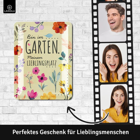 Blechschild Garten Lieblingsplatz