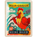 Blechschild Garten Regeln Huhn