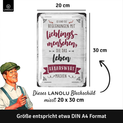 Blechschild Lieblingsmensch