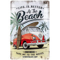 VW Bulli - Beach Blechschild