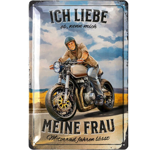 Blechschilder Set für eine Man Cave