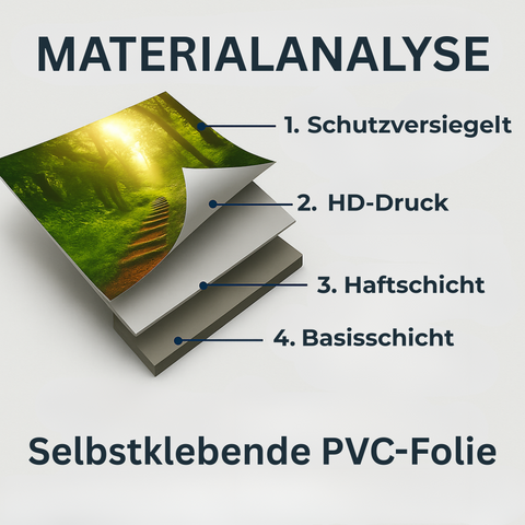 Materialanalyse unserer Tür Tapete
