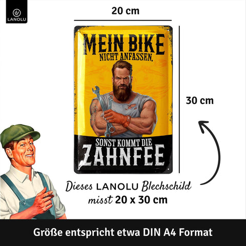Blechschild Mein Bike