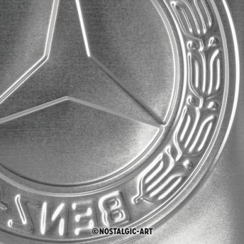 Mercedes-Benz - Service Emblem Blue Blechschild