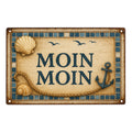 Moin Moin Blechschild