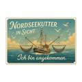 Blechschild Nordseekutter