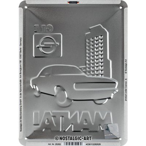 Opel Manta Blechschild