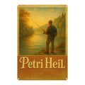 Petri Heil Blechschild - 20x30cm