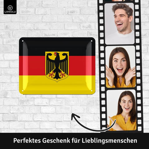 Blechschild Deutschland